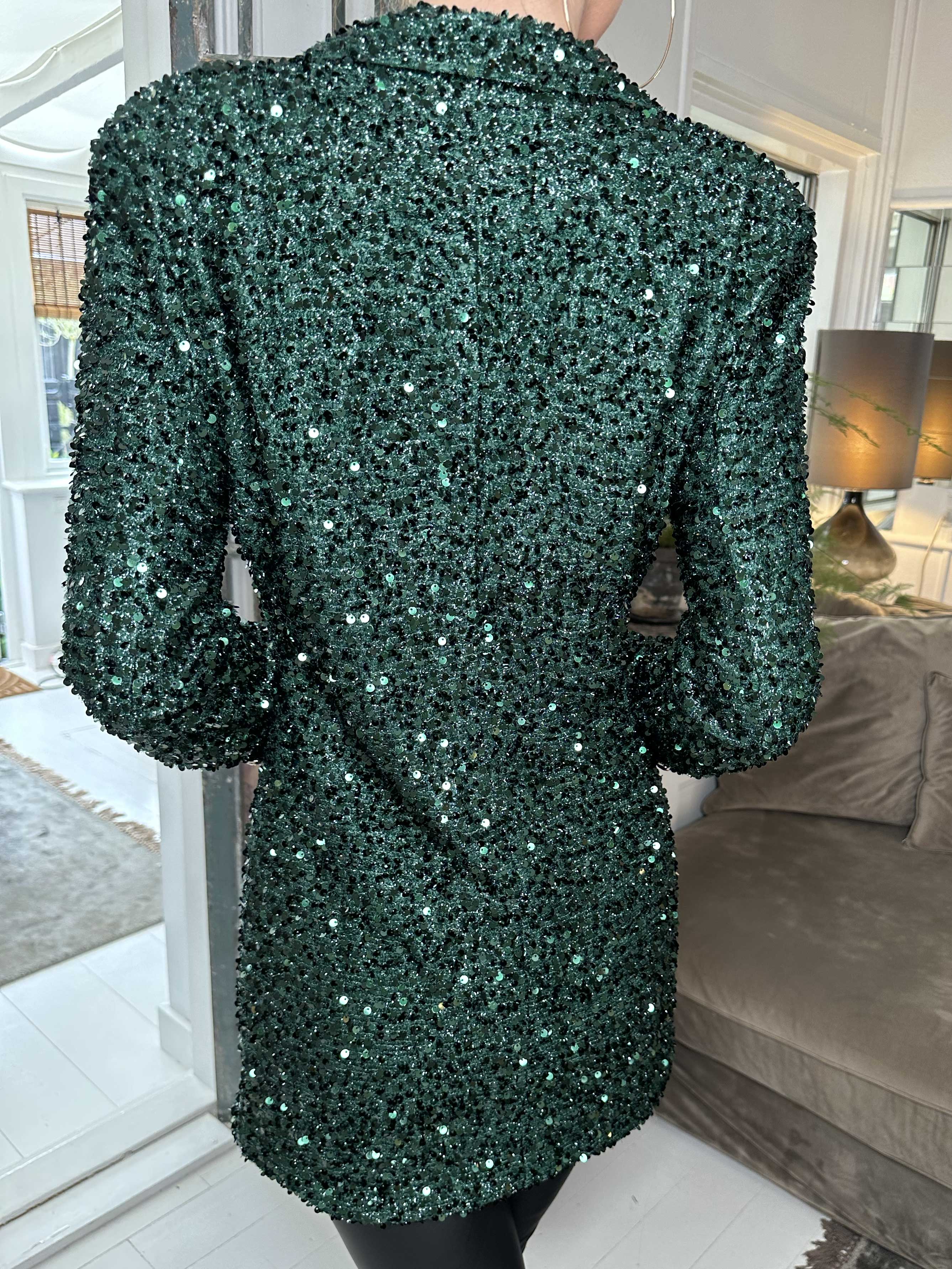 Dimina - Blazer med pailletter og knapper